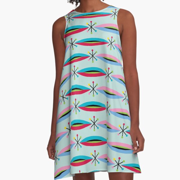 Way Cool Turq A-Line Dress