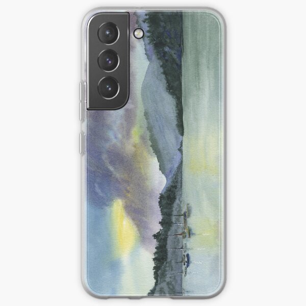 Storm over the lake Samsung Galaxy Soft Case