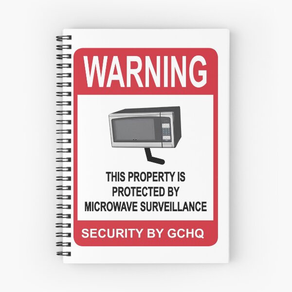 Item preview, Protected by Microwave Surveillance, by GCHQ designed and sold by OffCide.