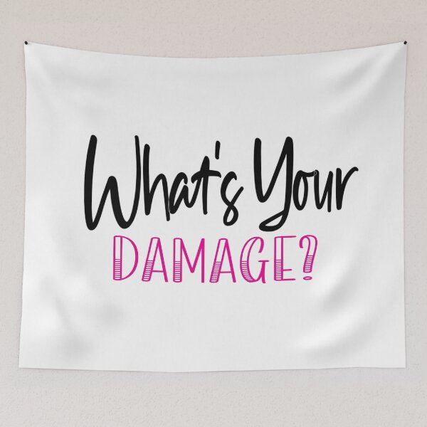 Item preview, What's Your Damage, Heather? Quotes Of Heathers The Musical designed and sold by retro10.