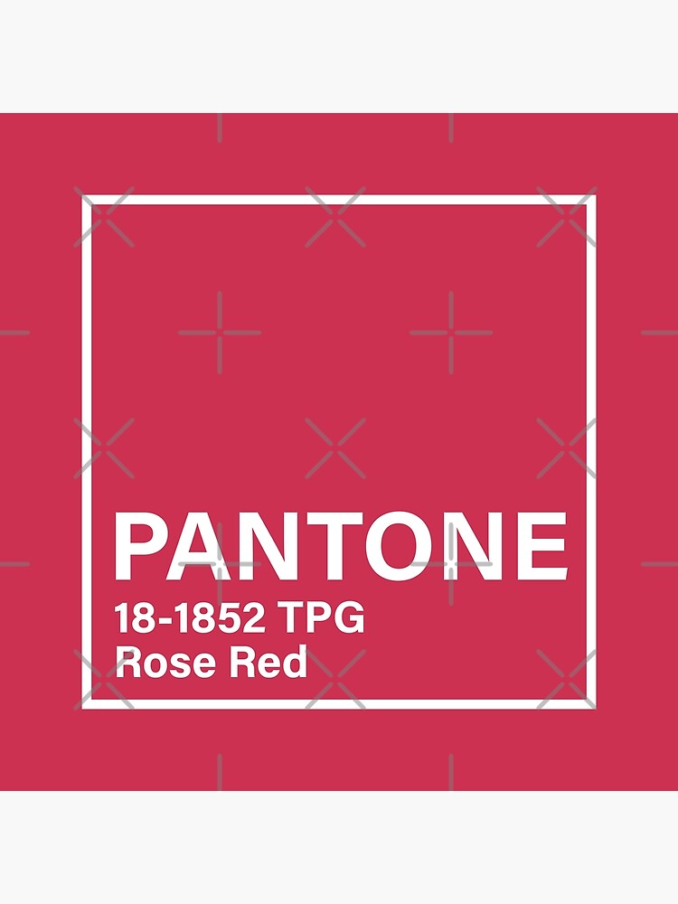 "pantone 18-1852 TPG Rose Red" Poster by princessmi-com | Redbubble