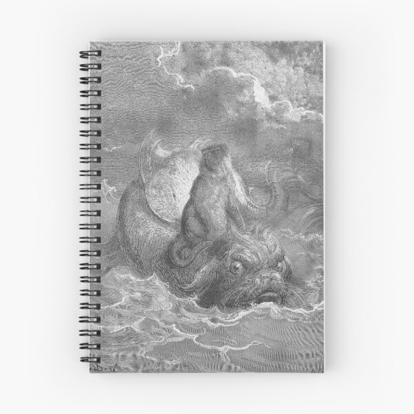 Item preview, The Monkey and the Dolphin, La Fontaine's Fables (1868) - Gustave Doré designed and sold by SALON DES ARTS.