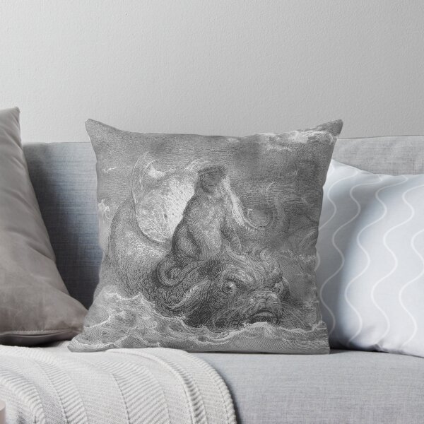 Item preview, The Monkey and the Dolphin, La Fontaine's Fables (1868) - Gustave Doré designed and sold by SALON DES ARTS.