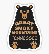 BEAR GREAT SMOKY MOUNTAINS NATIONAL PARK TENNESSEE EXPLORE NATURE Sticker