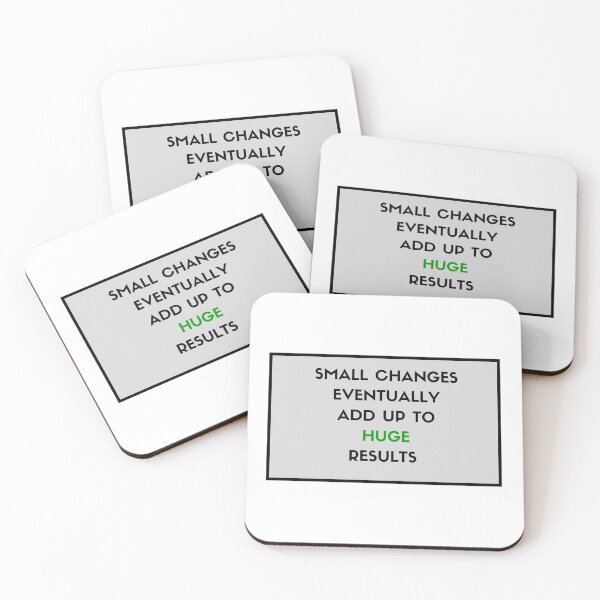 Item preview, Small changes eventually add up to huge results designed and sold by Inspirationmotivation.