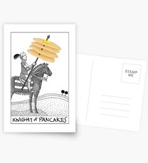 Knight of Pancakes Breakfast Tarot Postcards