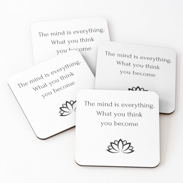 Item preview, Buddhism Quote: The mind is everything. What you think you become. designed and sold by Inspirationmotivation.