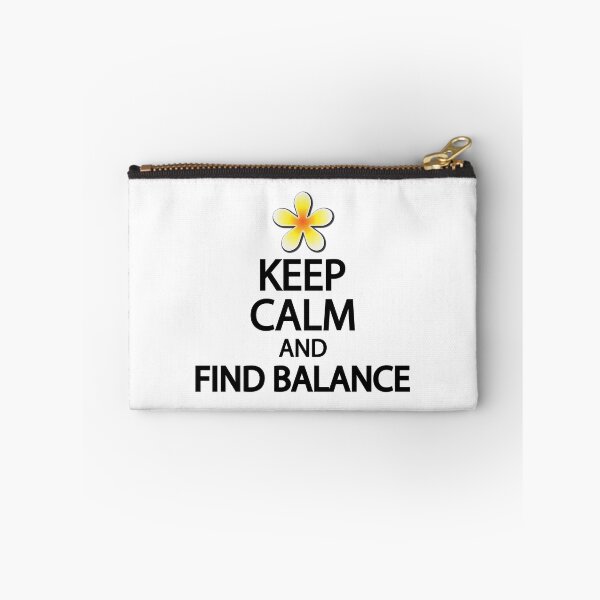 Item preview, Keep calm and find balance designed and sold by Colorfulandfun.