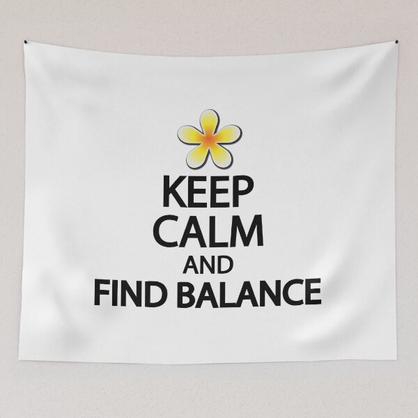 Item preview, Keep calm and find balance designed and sold by Colorfulandfun.