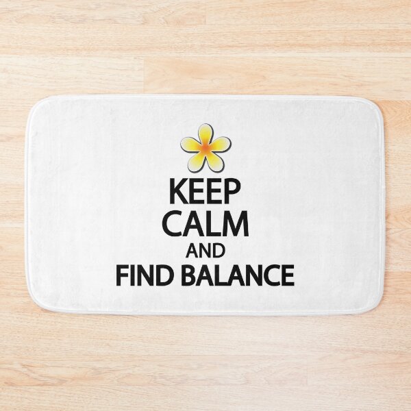 Item preview, Keep calm and find balance designed and sold by Colorfulandfun.