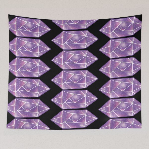 Item preview, Violet Long Crystal with Lightning designed and sold by Missing In Art.
