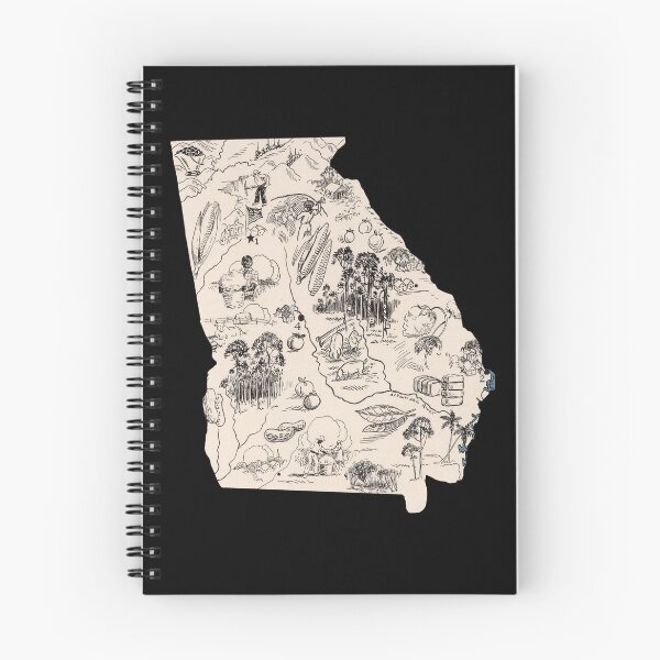 Item preview, Georgia Vintage Picture Map designed and sold by surgedesigns.