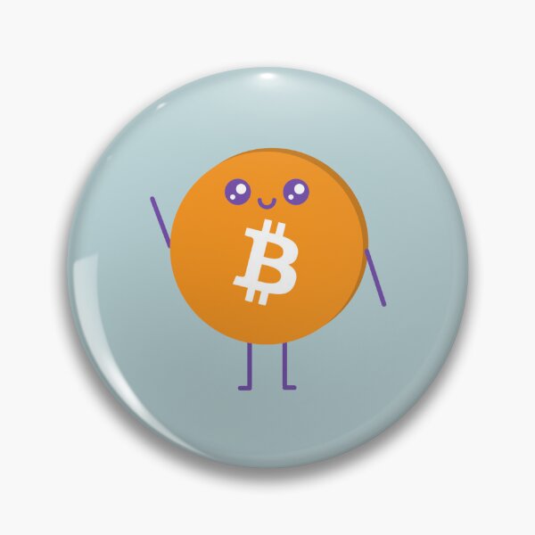 Item preview, Crypto Cute kawaii Bitcoin coin  designed and sold by Crypmetal.