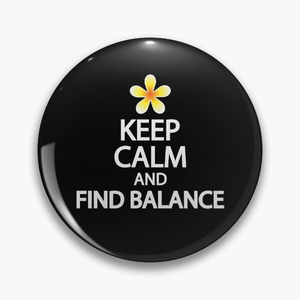 Item preview, Keep calm and find balance designed and sold by Colorfulandfun.