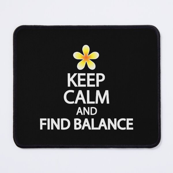 Item preview, Keep calm and find balance designed and sold by Colorfulandfun.