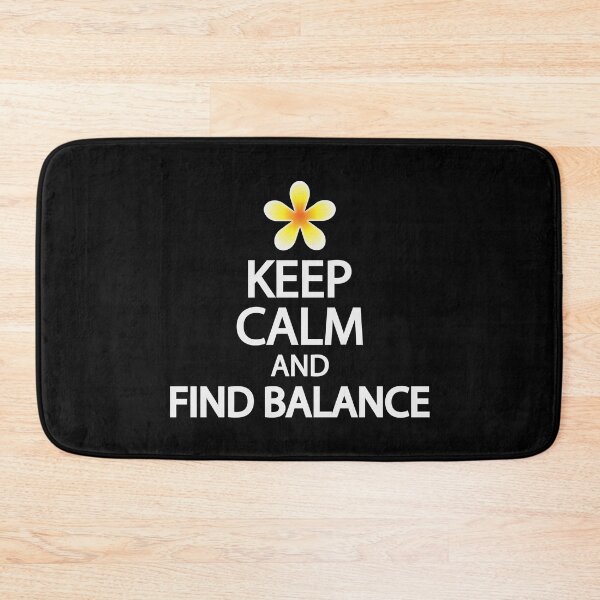 Item preview, Keep calm and find balance designed and sold by Colorfulandfun.