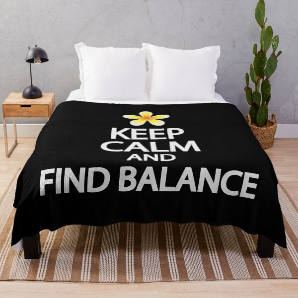 Item preview, Keep calm and find balance designed and sold by Colorfulandfun.
