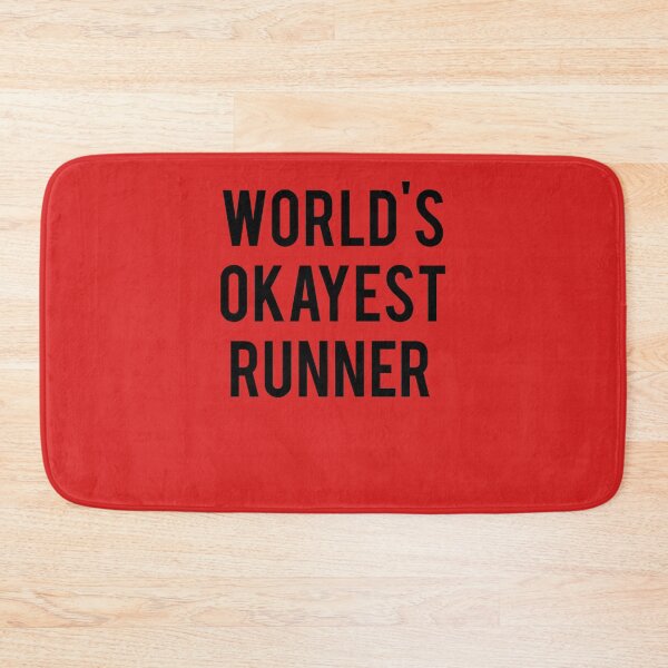 Item preview, World&X27;S Okayest Runner  designed and sold by ChristiaSchwarz.