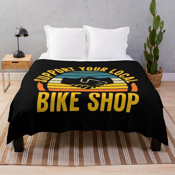 Item preview, Support Your Local Bike Shop: Funny Bicycle Biker designed and sold by Adexyl.