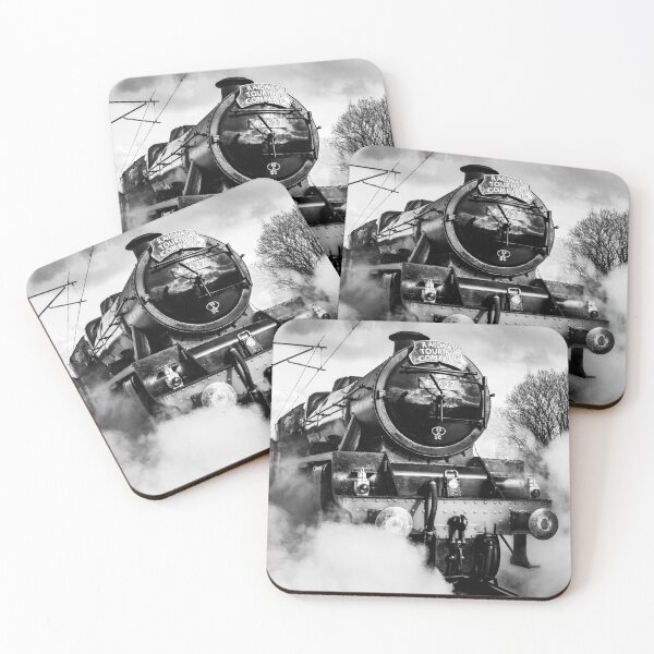 Item preview, Steam train in Momochrome designed and sold by Ian Lane.