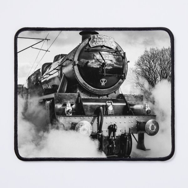 Item preview, Steam train in Momochrome designed and sold by Ian Lane.