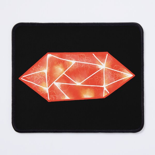 Item preview, Red Long Crystal with Lightning designed and sold by Missing In Art.