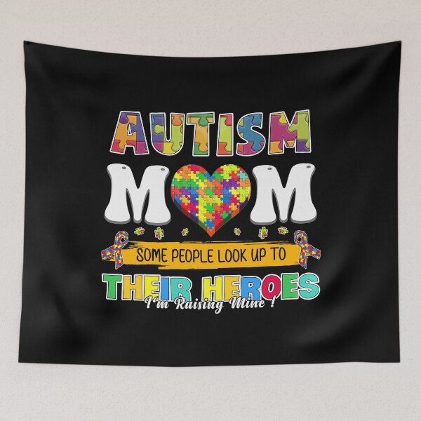 Item preview, Autism Mom Some People Look Up To Their Heroes designed and sold by UnknownArtistt.