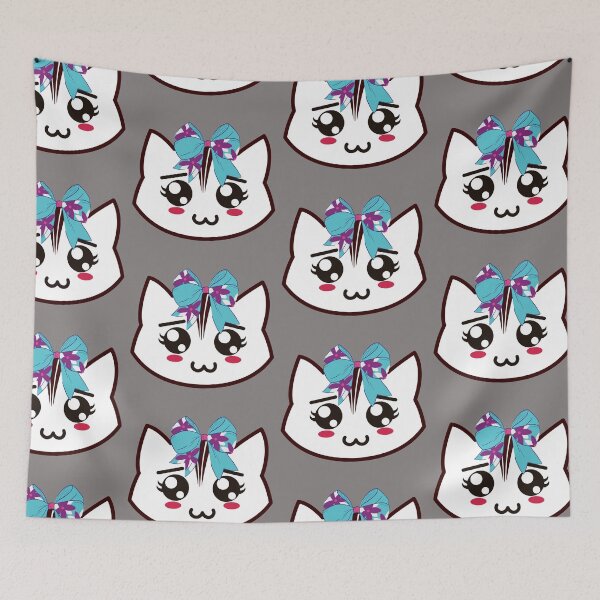 Item preview, Sweet and tender cat with a vintage bow. designed and sold by EMIPRINCESS.