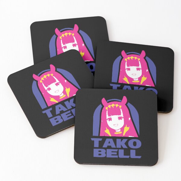 Item preview, Hololive EN Ina TAKO BELL Logo Parody  designed and sold by hailenga.