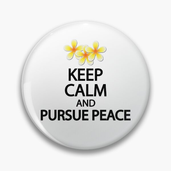 Item preview, Keep calm and pursue peace designed and sold by Colorfulandfun.