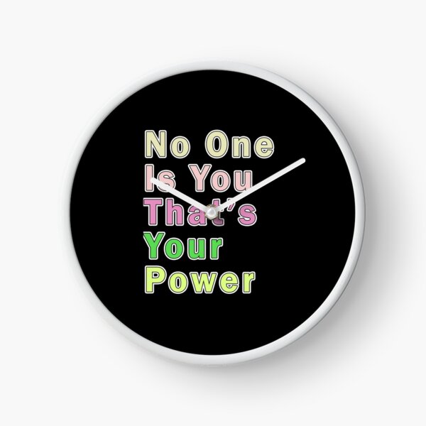 Item preview, No One Is You And That's Your Power  designed and sold by Tiziza.