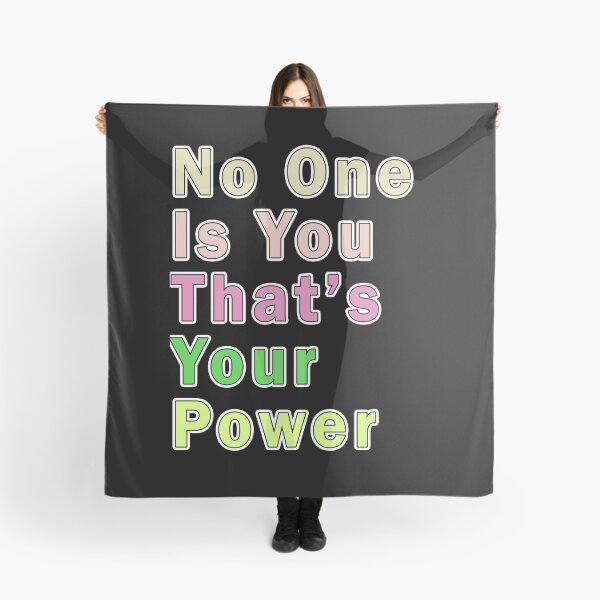 Item preview, No One Is You And That's Your Power designed and sold by Tiziza.