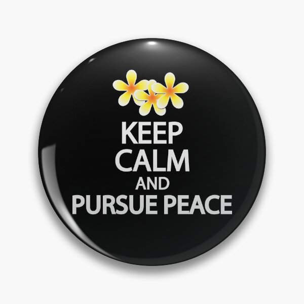 Item preview, Keep calm and pursue peace designed and sold by Colorfulandfun.