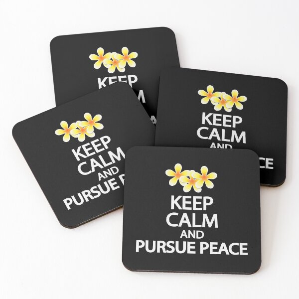 Item preview, Keep calm and pursue peace designed and sold by Colorfulandfun.