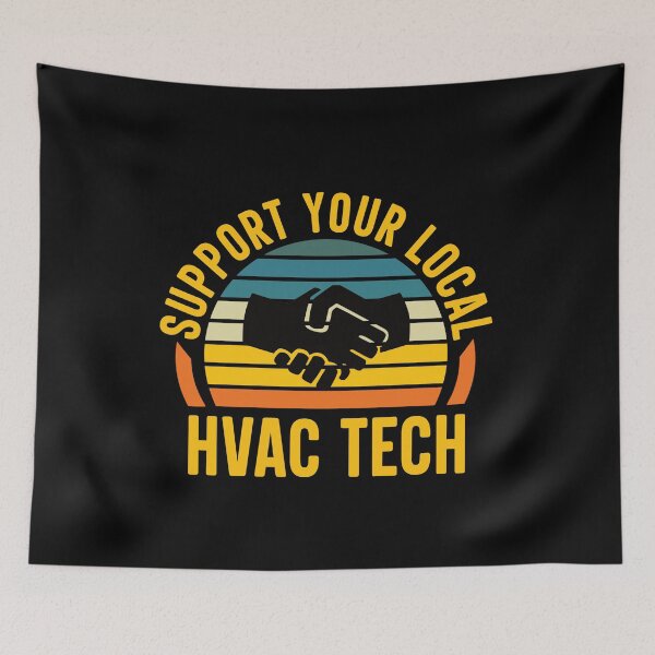 Item preview, Support Your Local HVAC Tech: Funny HVAC Technician designed and sold by Adexyl.