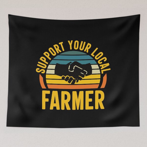 Item preview, Support Your Local Farmer: Funny Farming Farmer designed and sold by Adexyl.