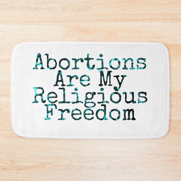 Item preview, Pro choice abortions are my religious freedom blue designed and sold by Zevy-Darling.