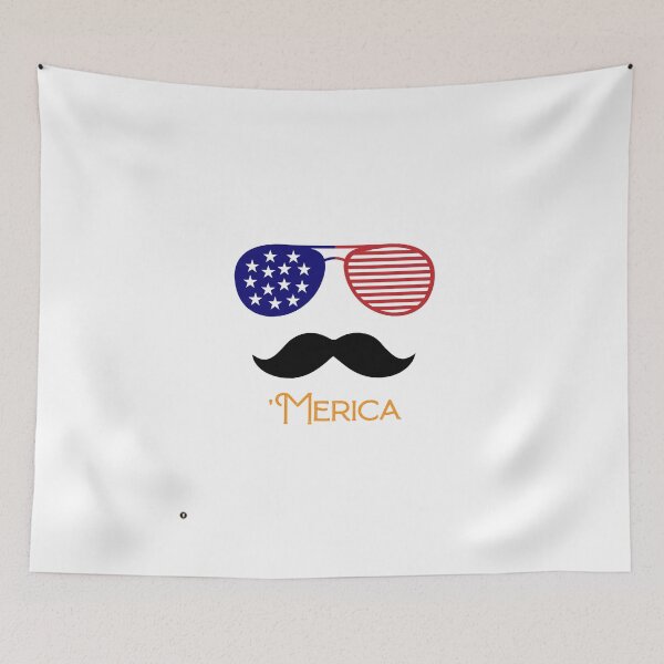 Item preview, 'Merica American Flag Design designed and sold by ForscarlettPub.