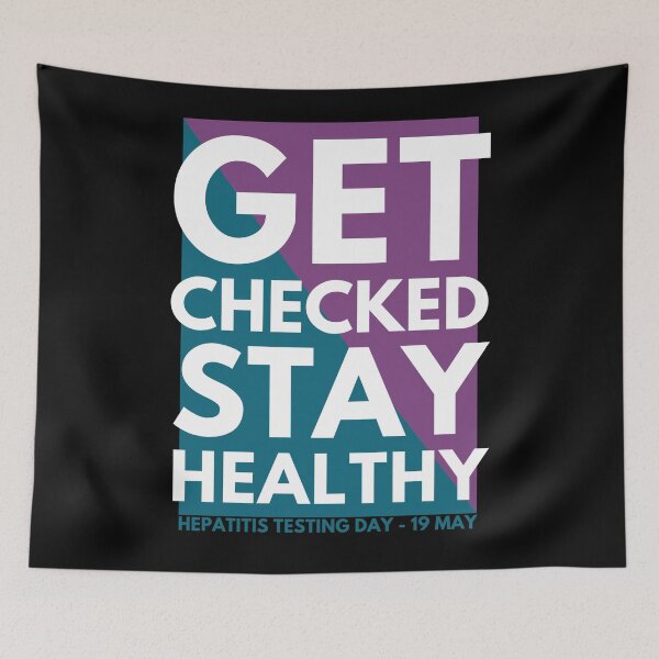 Item preview, Get Checked Stay Healthy - Hepatisis Testing Day designed and sold by IllustrT.