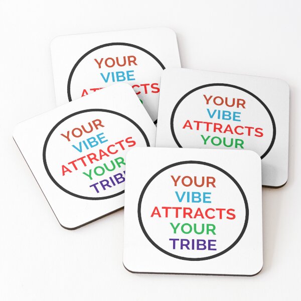 Item preview, YOUR VIBE ATTRACTS YOUR TRIBE designed and sold by Inspirationmotivation.