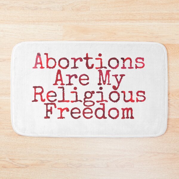 Item preview, Pro choice abortions are my religious freedom red designed and sold by Zevy-Darling.