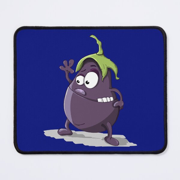 Item preview, Eggplant Animated Vegetable Funny designed and sold by AwesomeArt13.