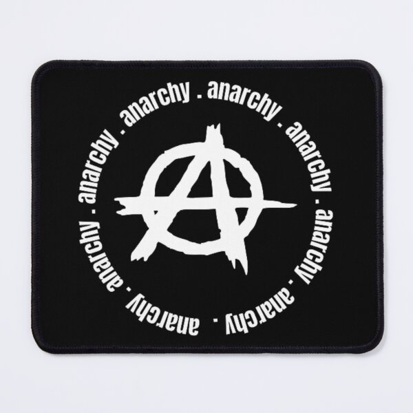 Item preview, Anarchy Symbol Circle Anarchy Design White designed and sold by RichTeeDesigns.