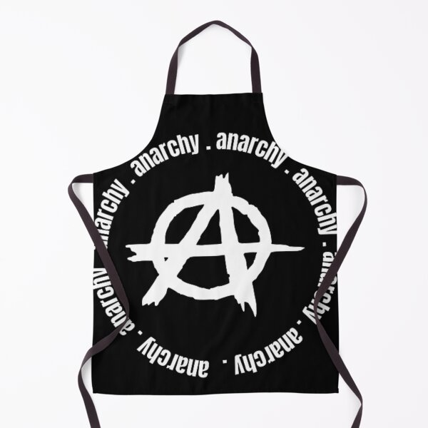 Item preview, Anarchy Symbol Circle Anarchy Design White designed and sold by RichTeeDesigns.