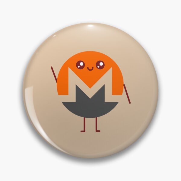 Item preview, Crypto Cute kawaii Monero coin  designed and sold by Crypmetal.