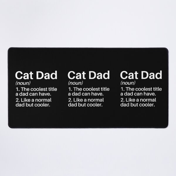 Item preview, Cat Dad Funny Definition: Cat Dad Gift - Meow Cat Lover designed and sold by Adexyl.