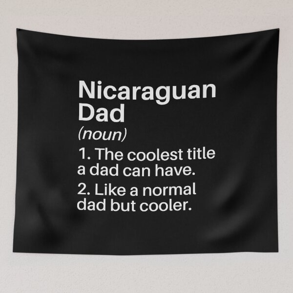 Item preview, Nicaraguan Dad Funny Definition: Nicaraguan Dad Gift - Nicaragua Pride designed and sold by Adexyl.