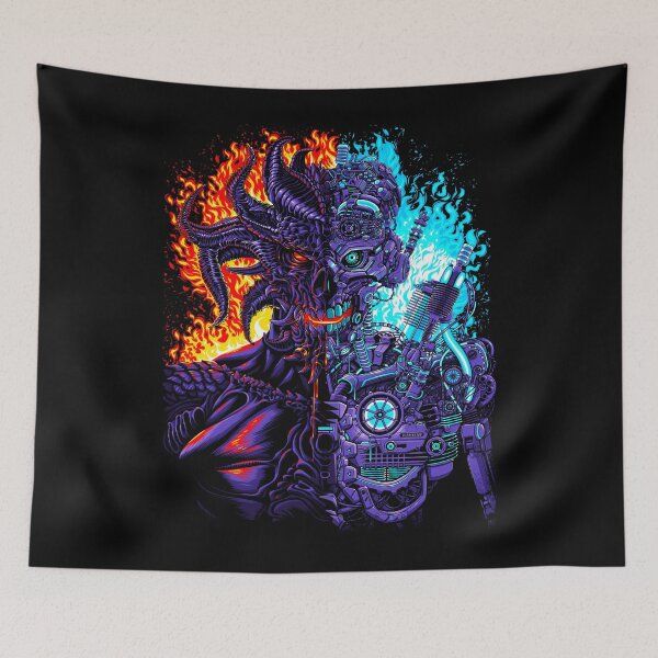 Item preview, Robot vs Demon designed and sold by albertocubatas.