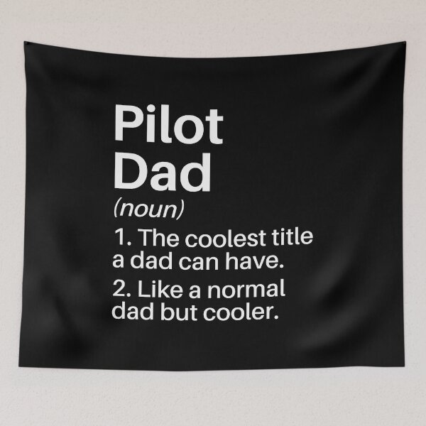 Item preview, Pilot Dad Funny Definition: Pilot Dad Gift: Aviator Airplane Lover designed and sold by Adexyl.