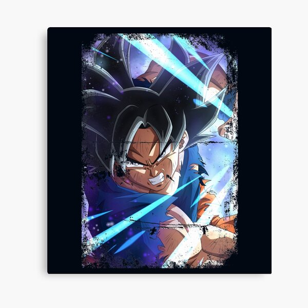 Trippy Ultra Instinct Goku Dragon Ball Super Vertical Canvas Wall Art -  Anime Ape